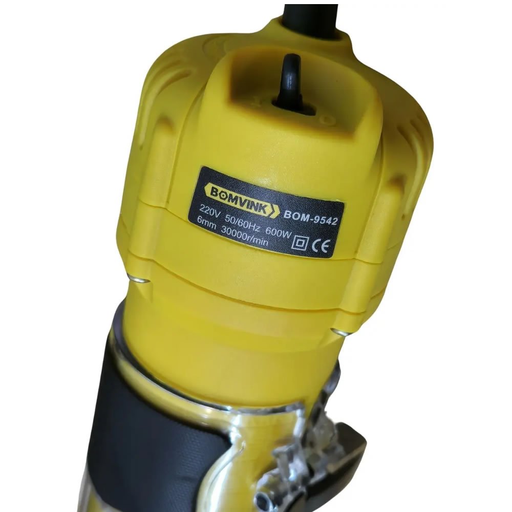 Tupia Manual Laminadora Profissional 600W 30000RPM Para Madeira MDF + Kit Completo 220V - Alta Precisão - Imagem 2