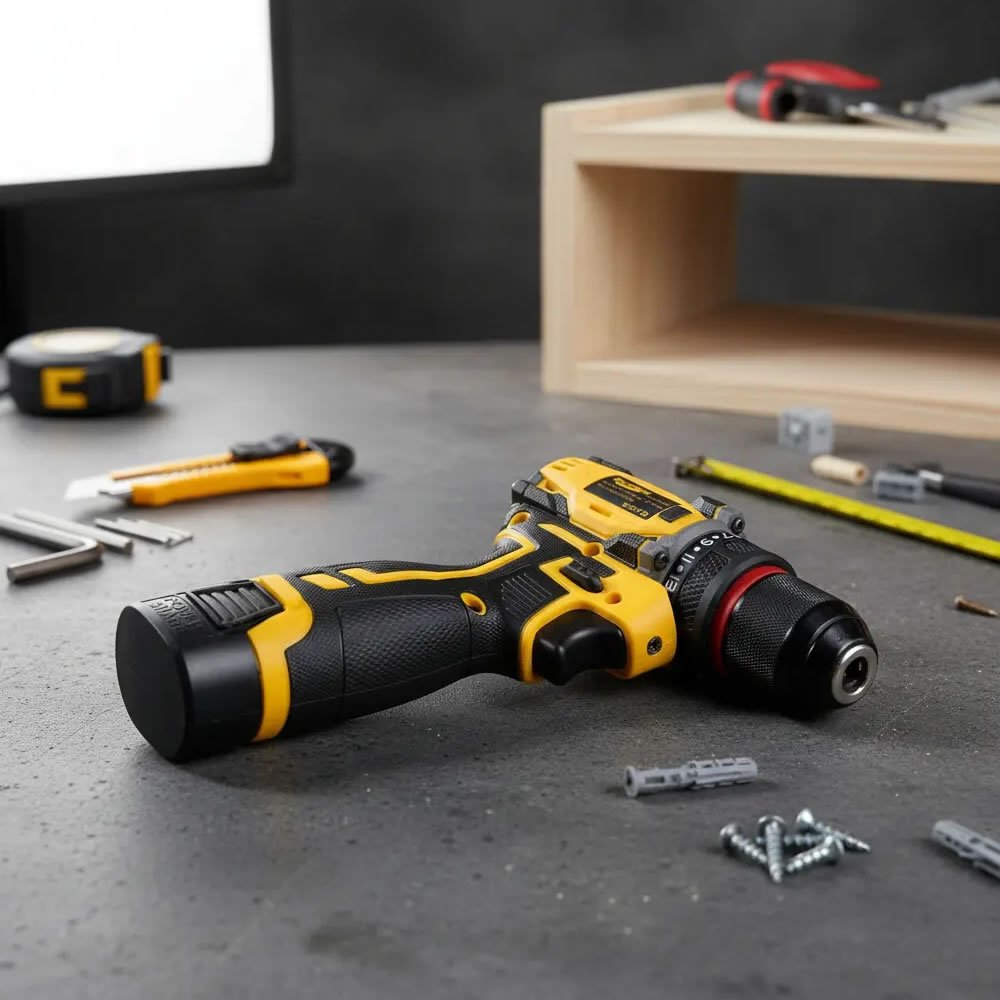 Parafusadeira e Furadeira de Impacto 18V Bosdon CR-8053 Profissional Sem Fio Kit Completo com Maleta e Acessórios - Imagem 2