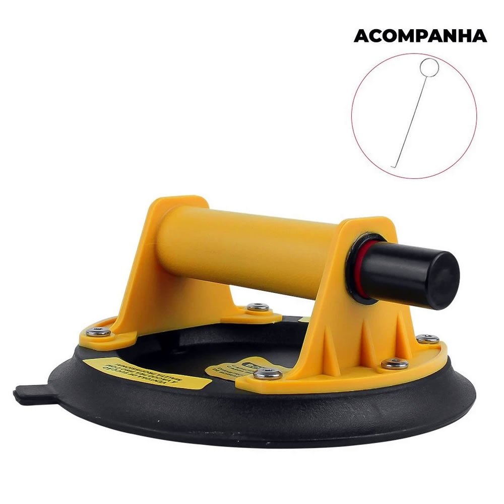 Ventosa De Sucção A Vácuo Profissional 8 Polegadas Bomvink Suporta 160kg Para Piso Vidro Mármore Com Maleta - Imagem 8